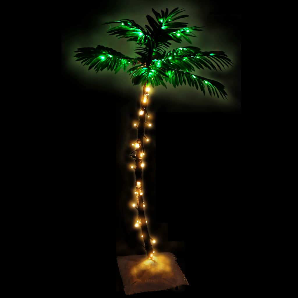 Palmboom LED 72 LED's warmwit 120 cm is nu te koop bij PeponiXL, paradijselijk wonen!
