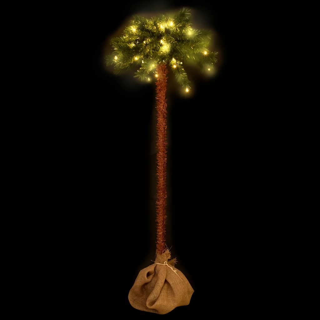Kunstpalmboom met LED's 120 cm is nu te koop bij PeponiXL, paradijselijk wonen!
