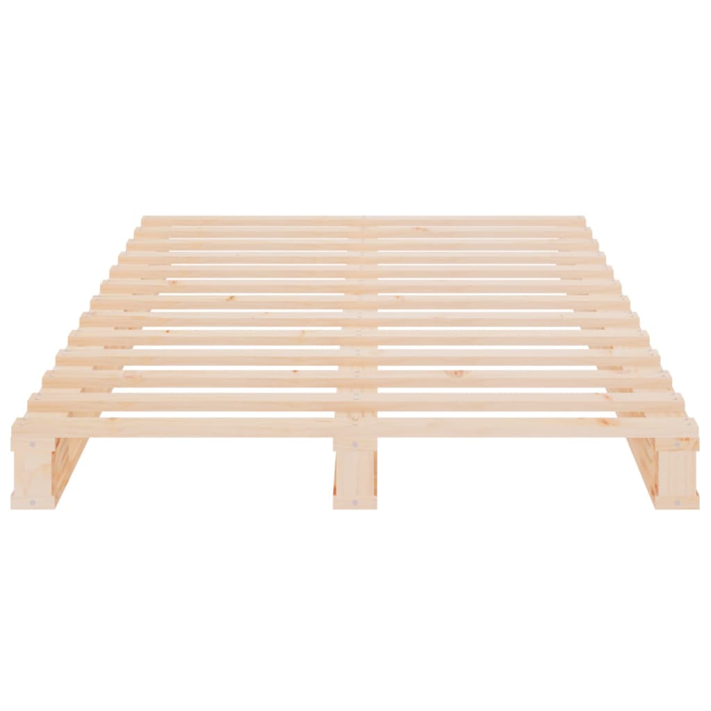 Palletbed massief grenenhout wit 75x190 cm is nu te koop bij PeponiXL, paradijselijk wonen!