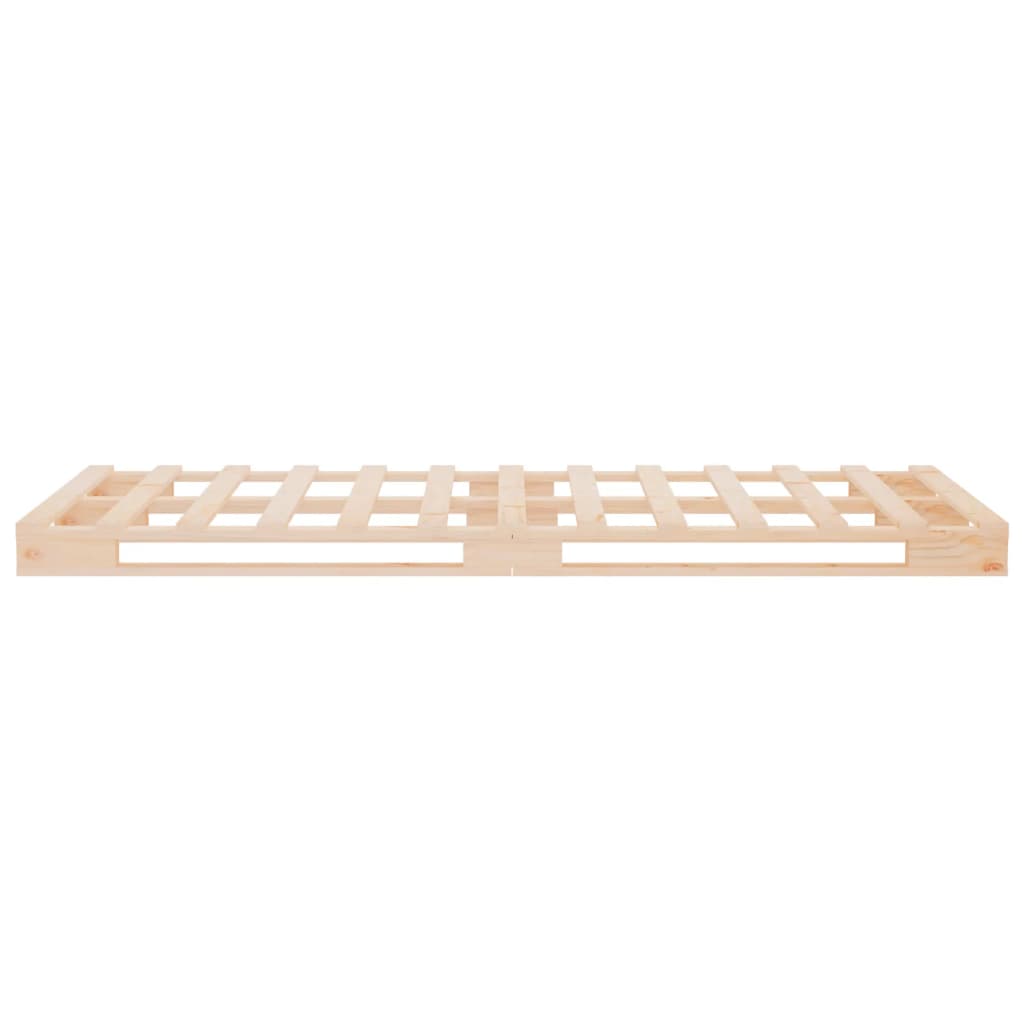Palletbed massief grenenhout 90x190 cm is nu te koop bij PeponiXL, paradijselijk wonen!