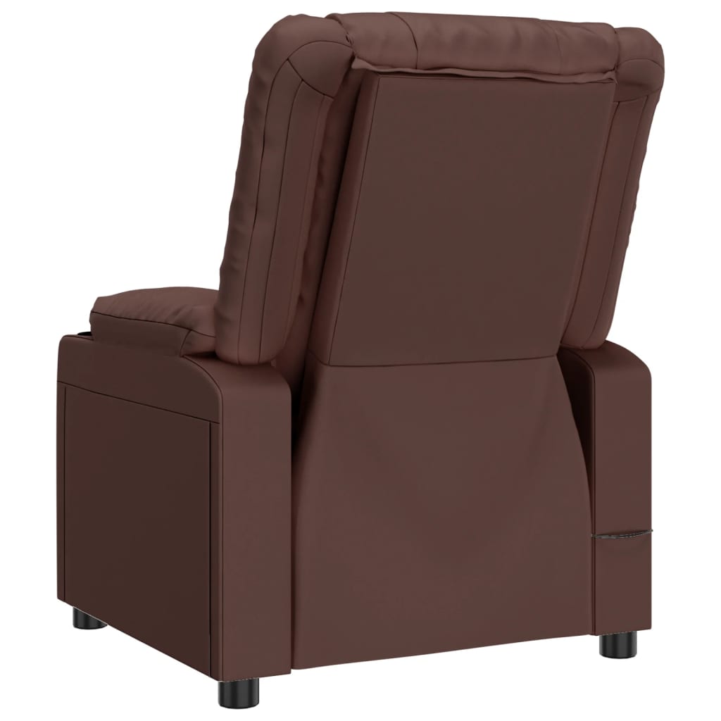 Massagestoel kunstleer bruin is nu te koop bij PeponiXL, paradijselijk wonen!