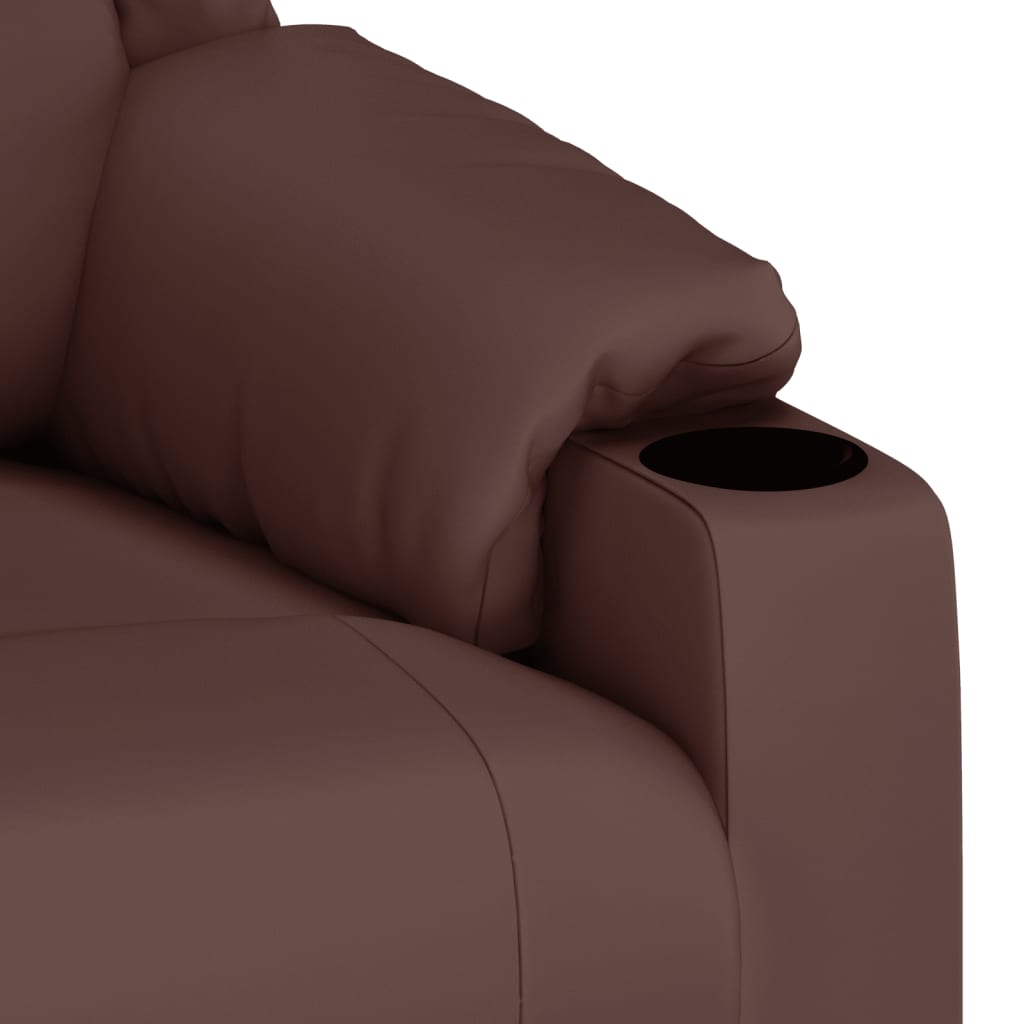Massagestoel kunstleer bruin is nu te koop bij PeponiXL, paradijselijk wonen!