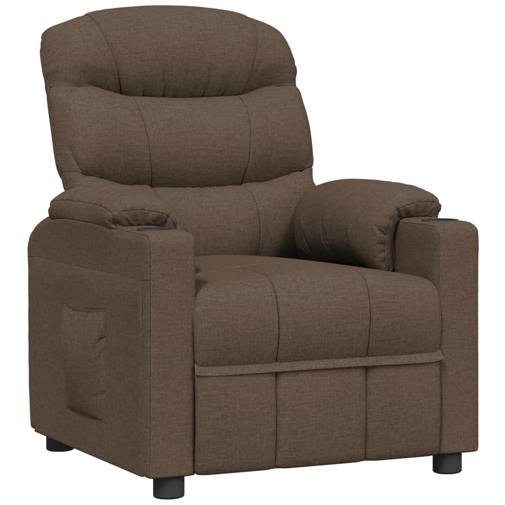 Fauteuil verstelbaar stof bruin is nu te koop bij PeponiXL, paradijselijk wonen!