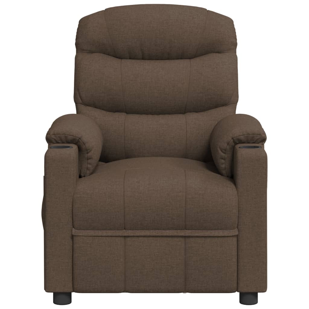 Fauteuil verstelbaar stof bruin is nu te koop bij PeponiXL, paradijselijk wonen!