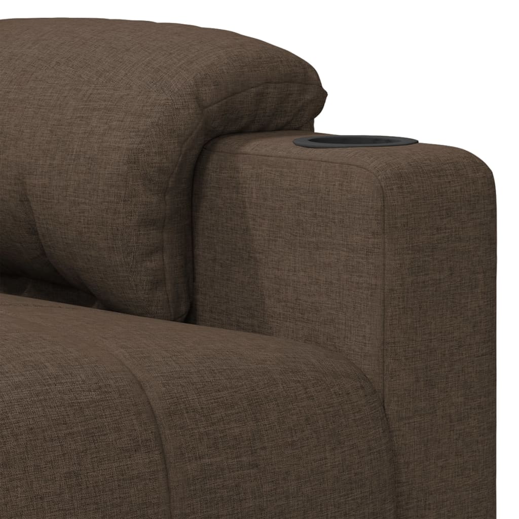 Fauteuil verstelbaar stof bruin is nu te koop bij PeponiXL, paradijselijk wonen!