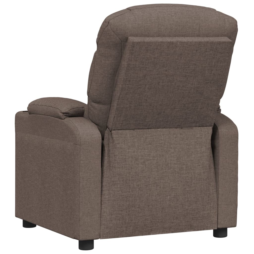 Fauteuil verstelbaar stof taupe is nu te koop bij PeponiXL, paradijselijk wonen!