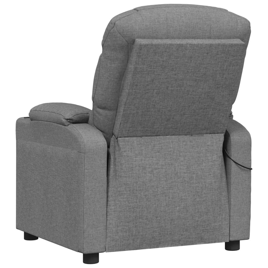 Massagestoel stof lichtgrijs is nu te koop bij PeponiXL, paradijselijk wonen!