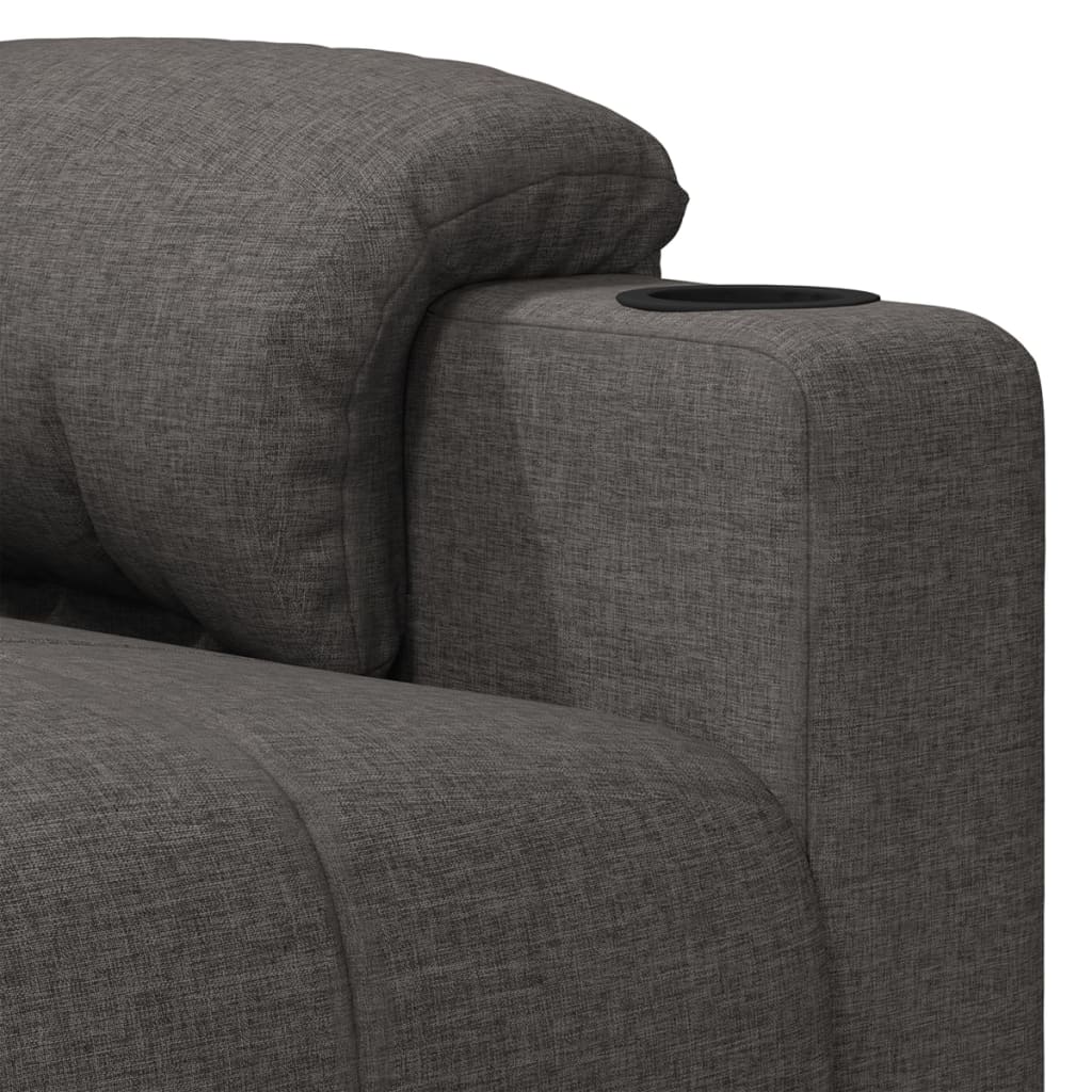 Massagestoel stof donkergrijs is nu te koop bij PeponiXL, paradijselijk wonen!