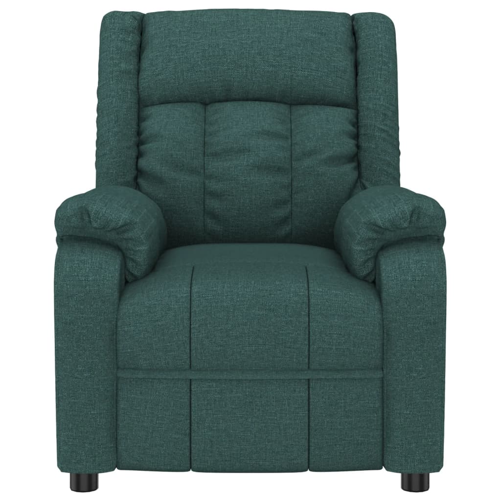 Fauteuil verstelbaar stof donkergroen is nu te koop bij PeponiXL, paradijselijk wonen!