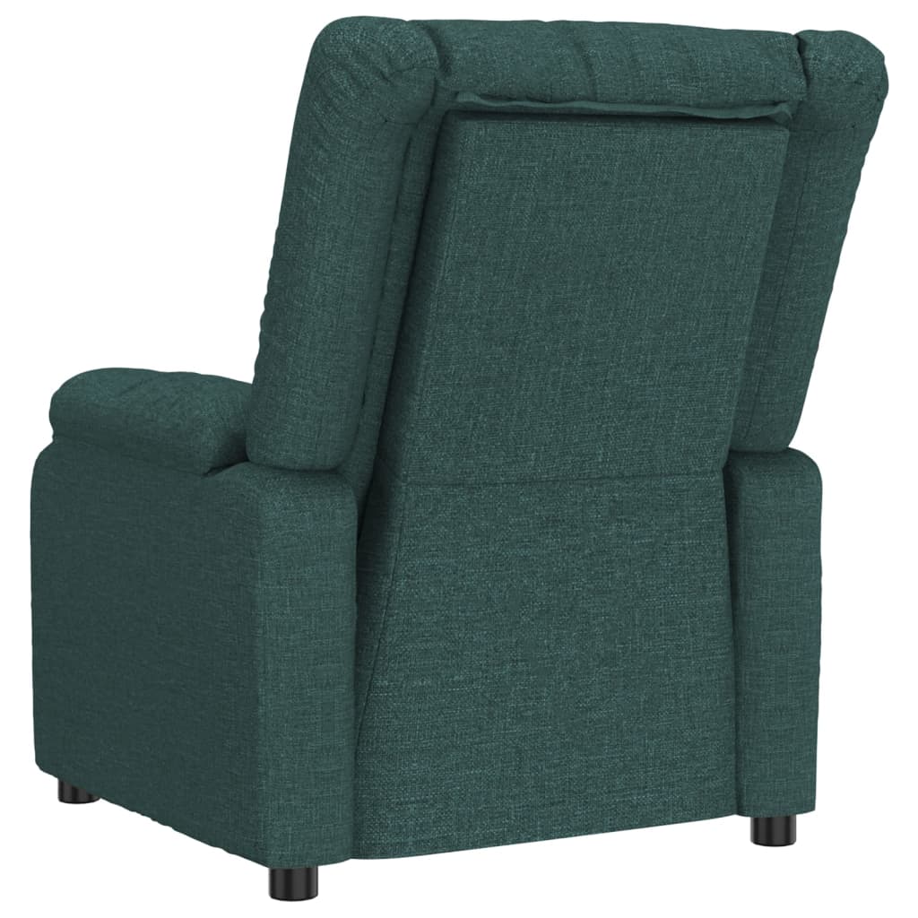 Fauteuil verstelbaar stof donkergroen is nu te koop bij PeponiXL, paradijselijk wonen!