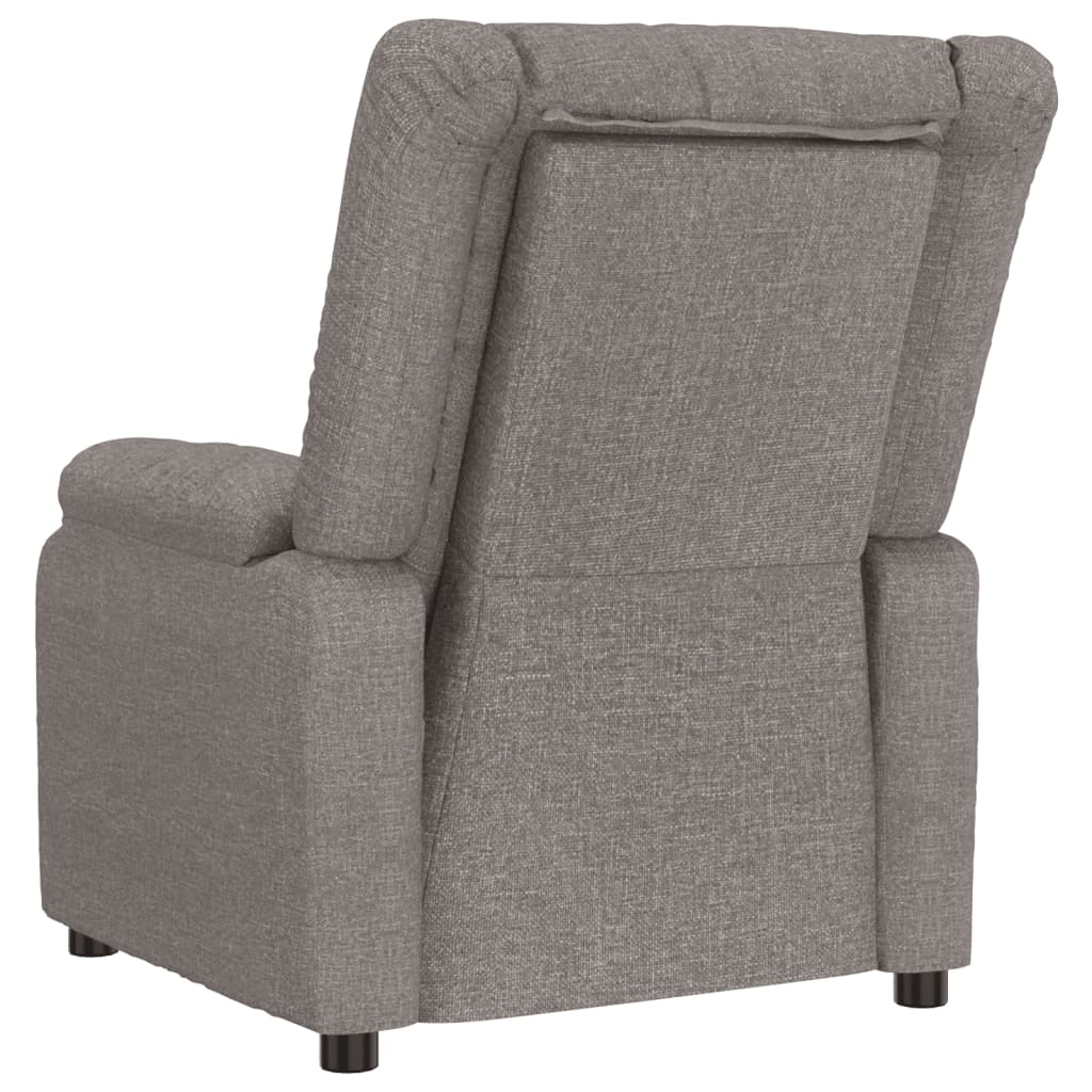 Fauteuil verstelbaar stof taupe is nu te koop bij PeponiXL, paradijselijk wonen!