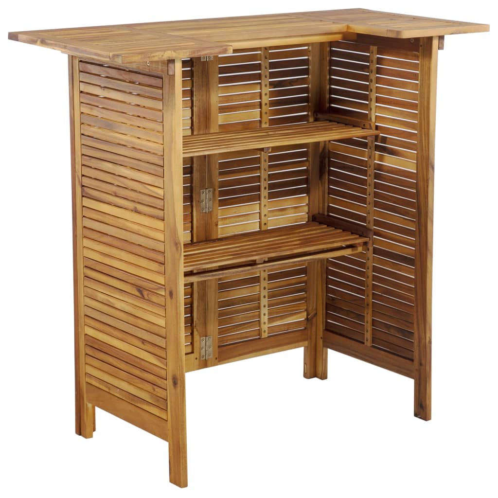 3-delige Tuinbarset massief acaciahout is nu te koop bij PeponiXL, paradijselijk wonen!