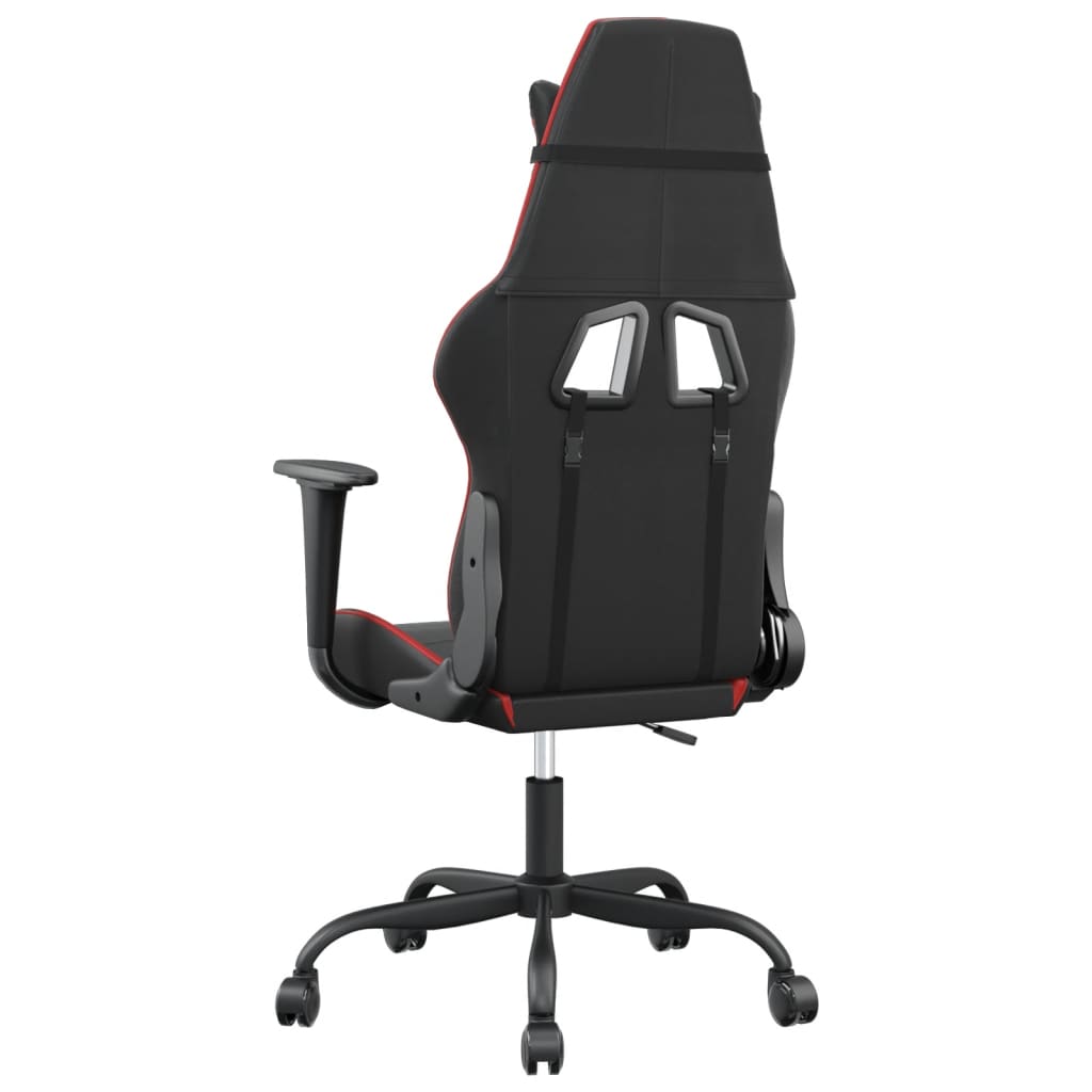 Massage gamestoel kunstleer zwart en rood is nu te koop bij PeponiXL, paradijselijk wonen!