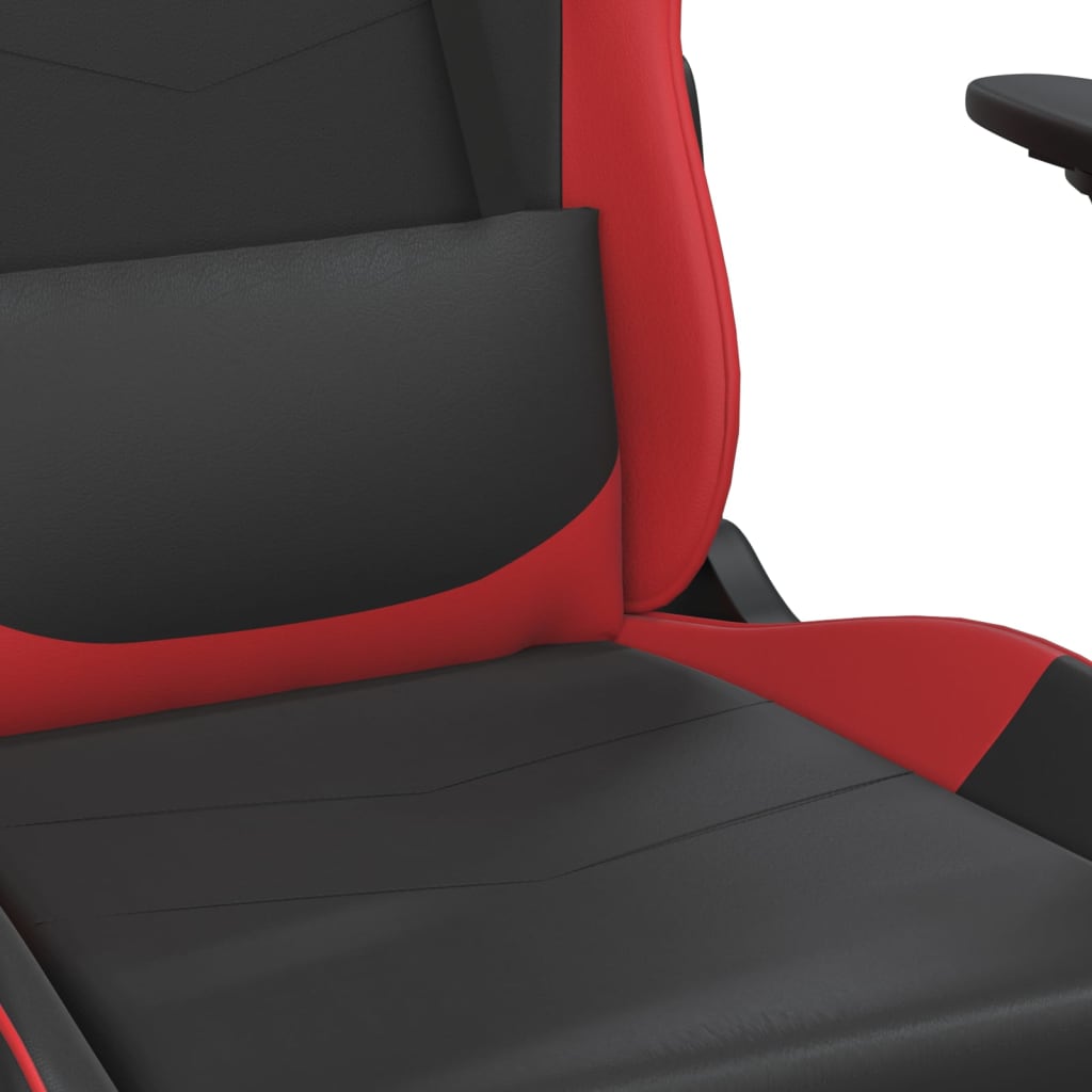 Massage gamestoel kunstleer zwart en rood is nu te koop bij PeponiXL, paradijselijk wonen!