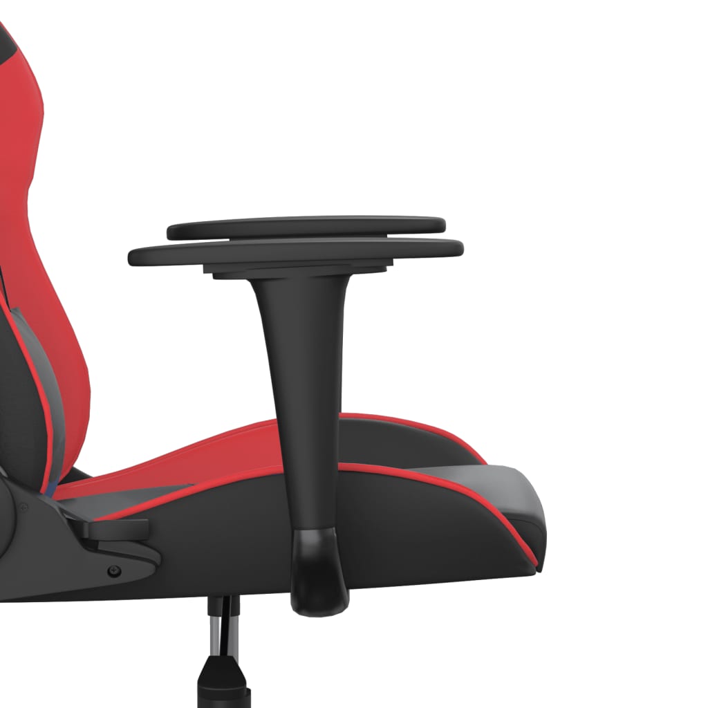 Massage gamestoel kunstleer zwart en rood is nu te koop bij PeponiXL, paradijselijk wonen!