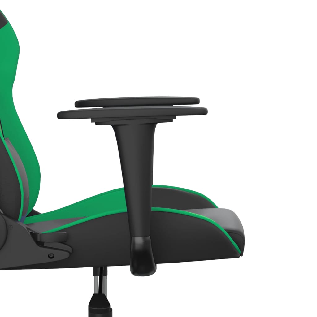 Massage gamestoel kunstleer zwart en groen is nu te koop bij PeponiXL, paradijselijk wonen!