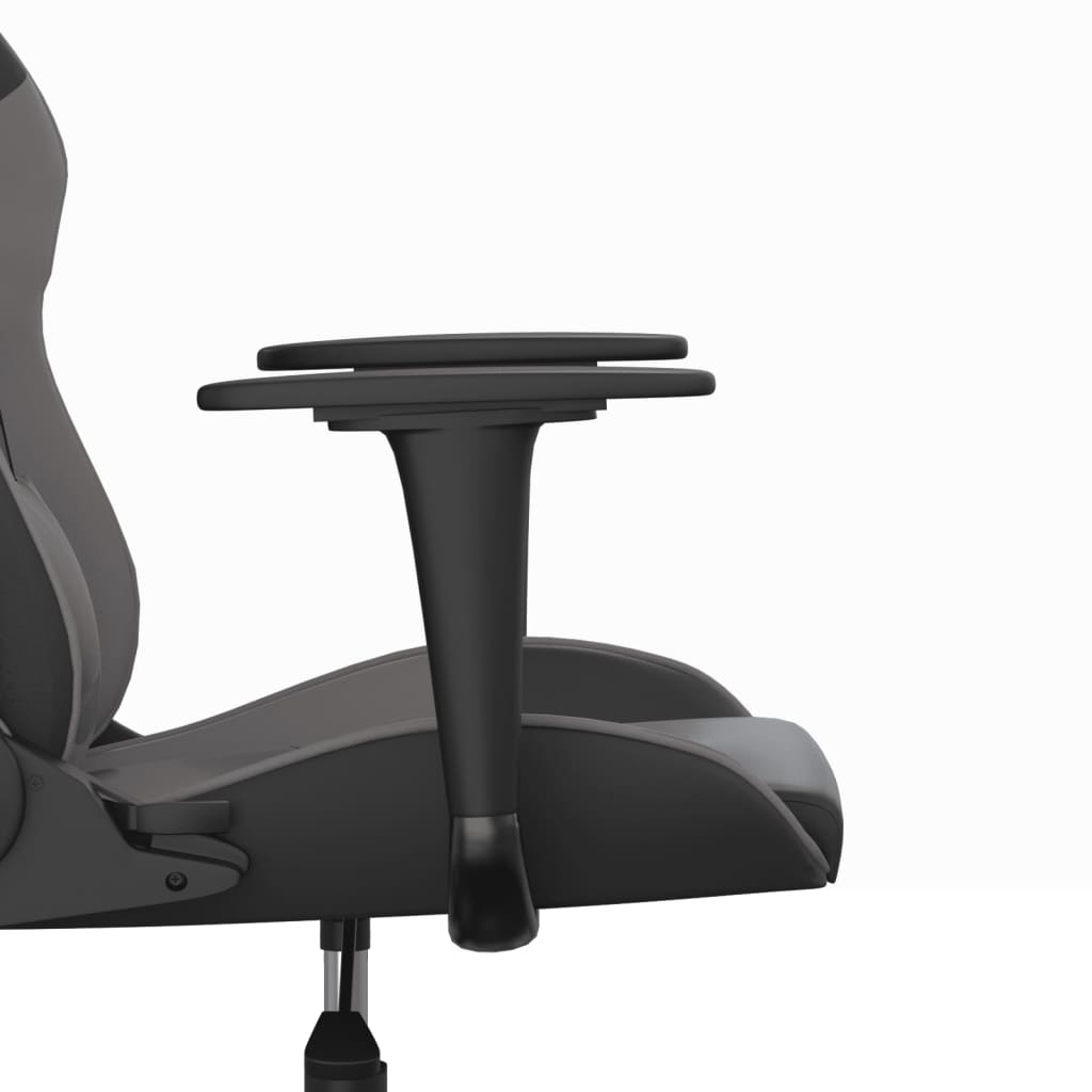 Massage gamestoel kunstleer zwart en grijs is nu te koop bij PeponiXL, paradijselijk wonen!