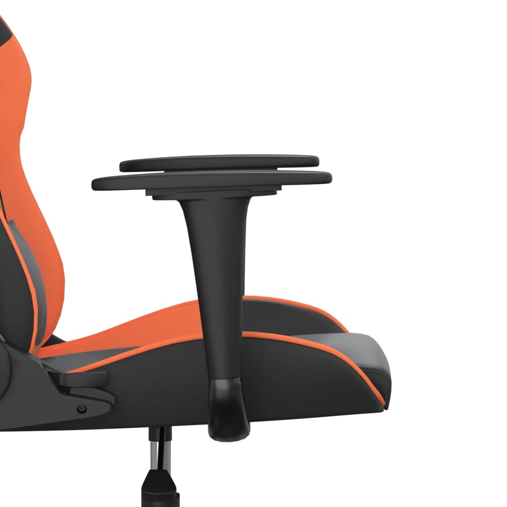 Massage gamestoel kunstleer zwart en oranje is nu te koop bij PeponiXL, paradijselijk wonen!