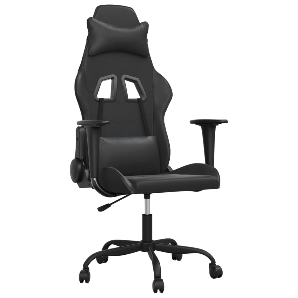 Massage gamestoel kunstleer zwart is nu te koop bij PeponiXL, paradijselijk wonen!