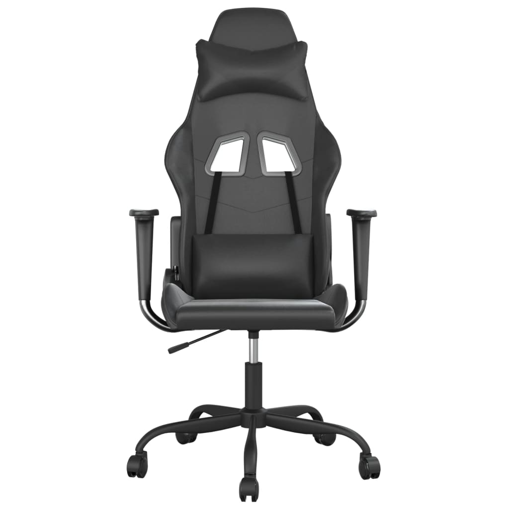 Massage gamestoel kunstleer zwart is nu te koop bij PeponiXL, paradijselijk wonen!