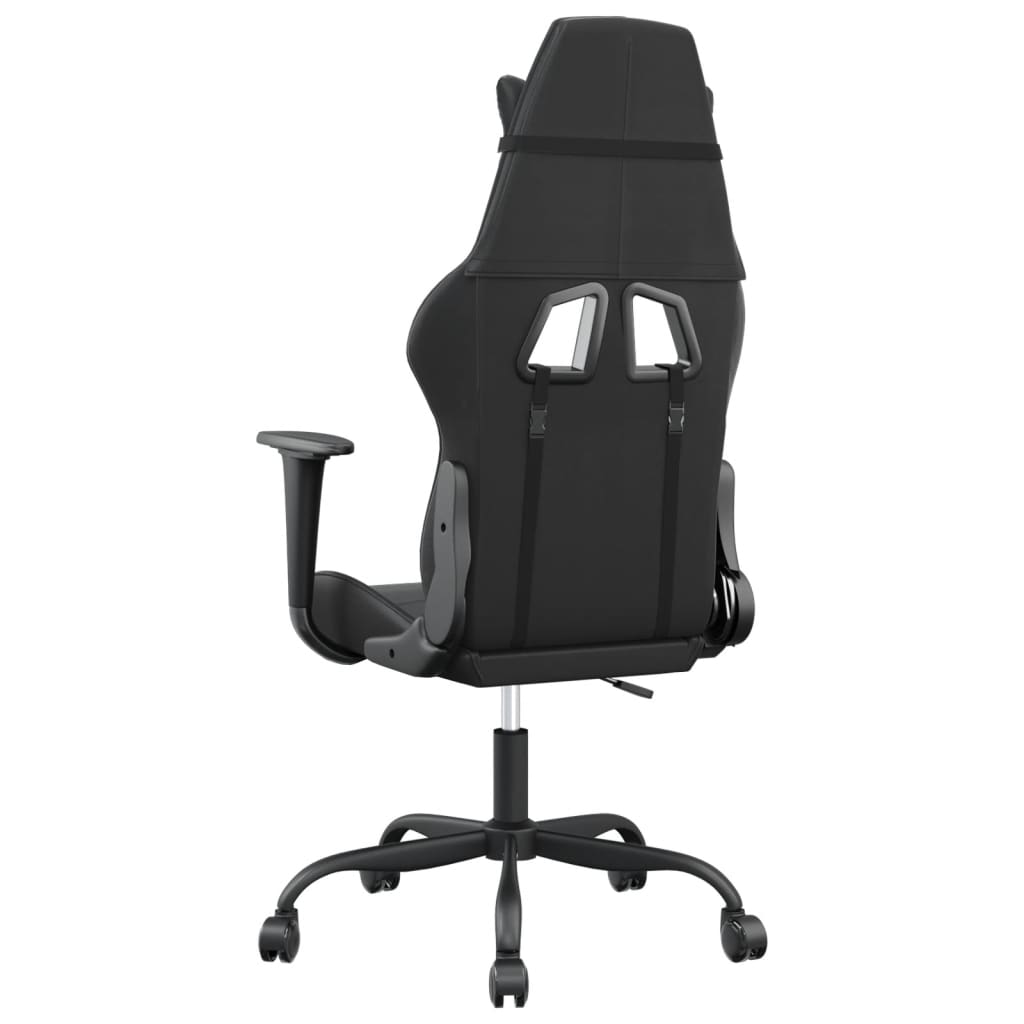 Massage gamestoel kunstleer zwart is nu te koop bij PeponiXL, paradijselijk wonen!