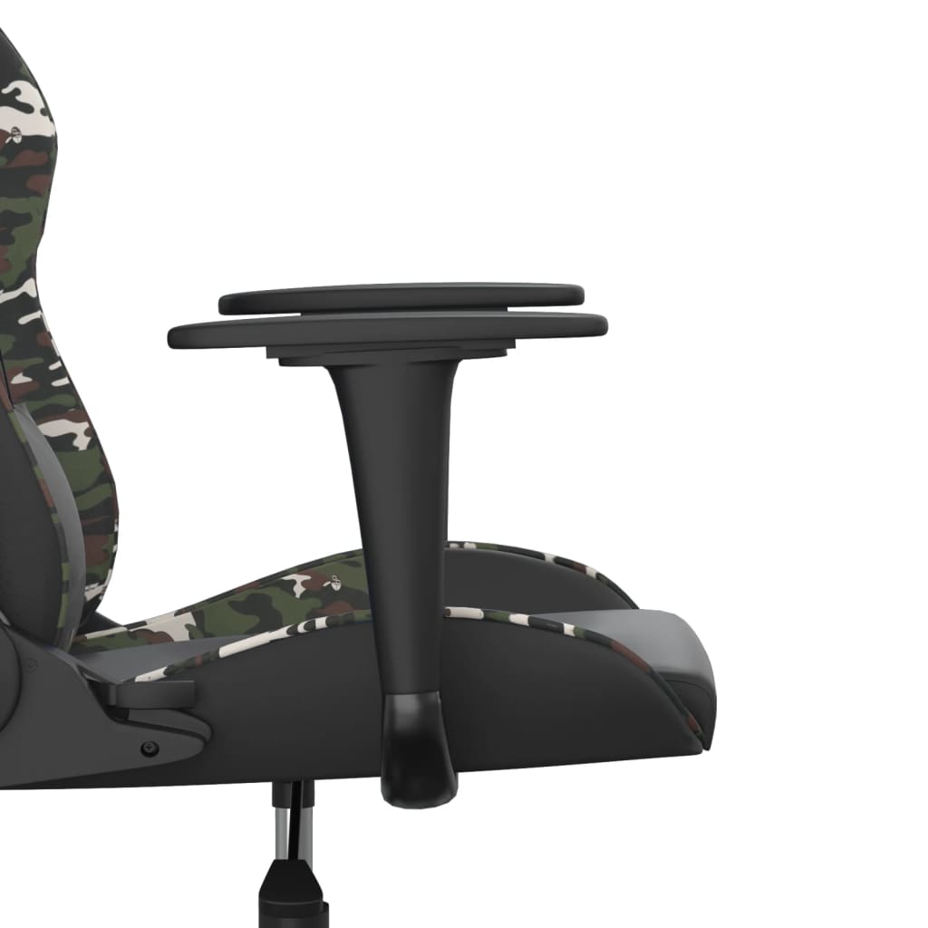 Massage gamestoel kunstleer zwart en camouflage is nu te koop bij PeponiXL, paradijselijk wonen!