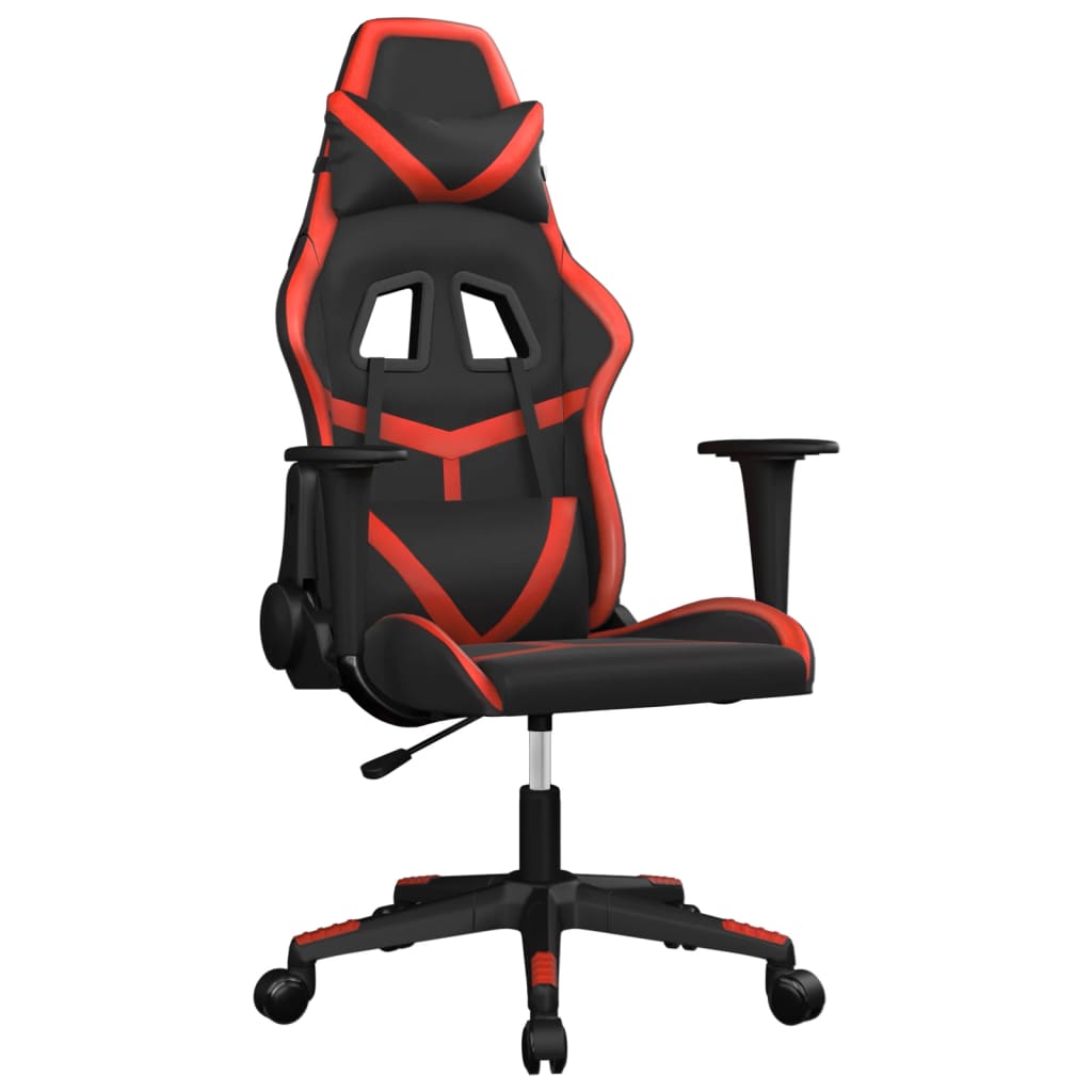 Massage gamestoel kunstleer zwart en rood is nu te koop bij PeponiXL, paradijselijk wonen!