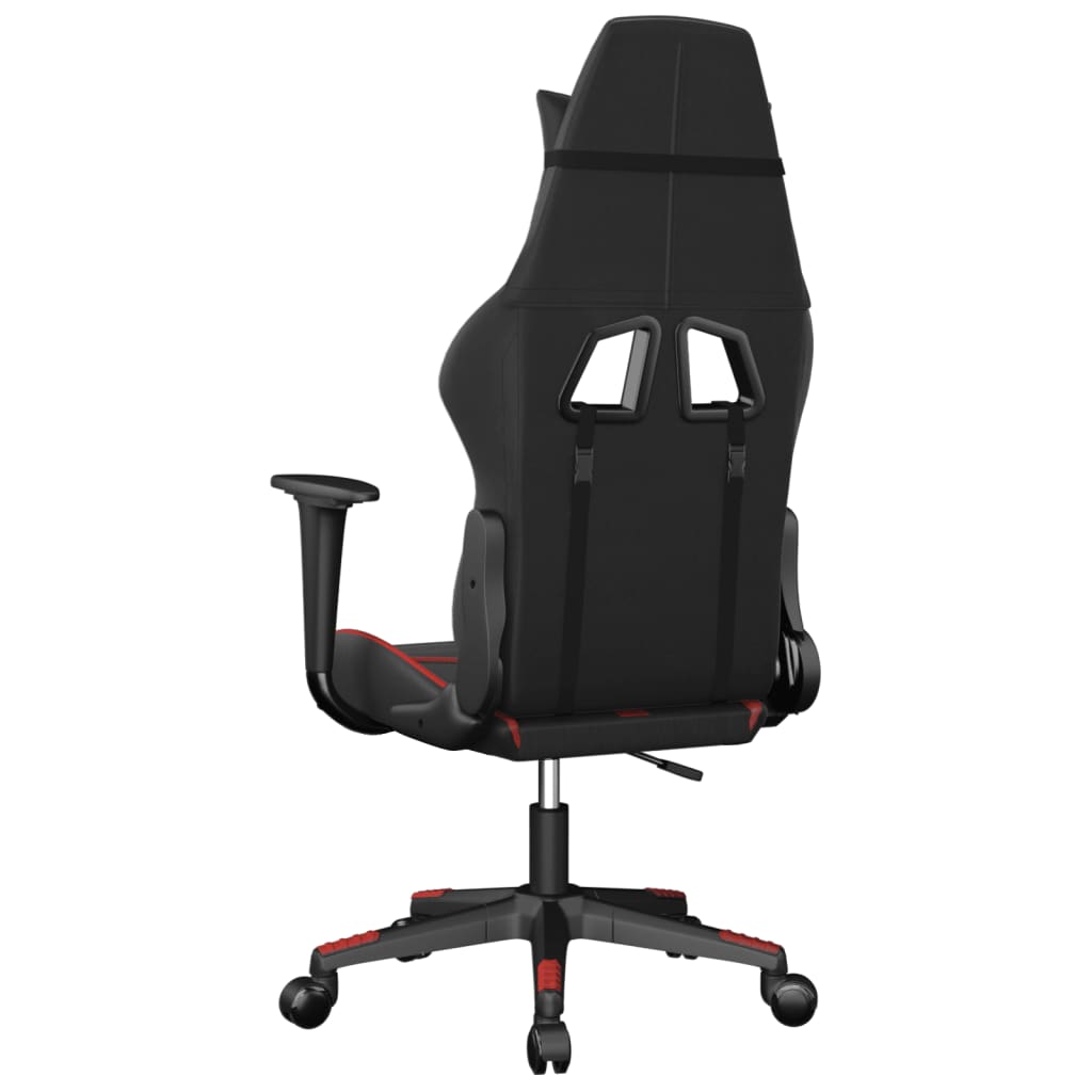 Massage gamestoel kunstleer zwart en rood is nu te koop bij PeponiXL, paradijselijk wonen!