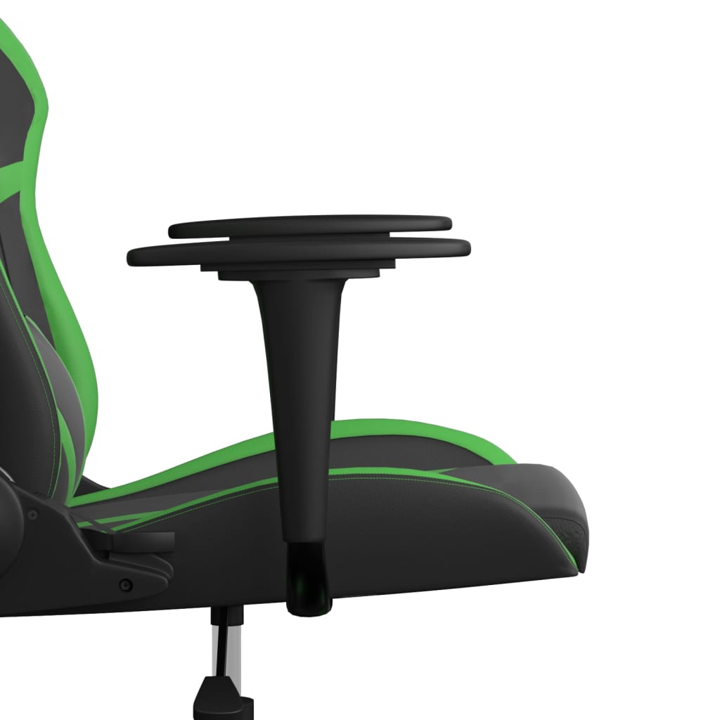 Massage gamestoel kunstleer zwart en groen is nu te koop bij PeponiXL, paradijselijk wonen!