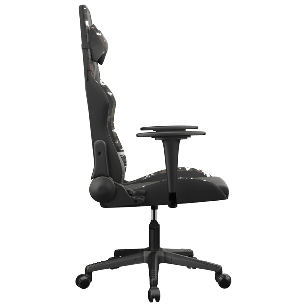 Massage gamestoel kunstleer zwart en camouflage is nu te koop bij PeponiXL, paradijselijk wonen!