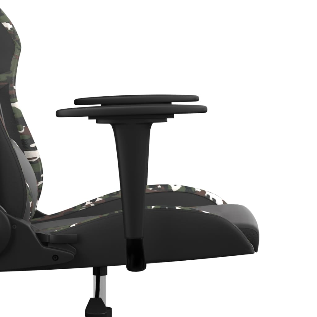 Massage gamestoel kunstleer zwart en camouflage is nu te koop bij PeponiXL, paradijselijk wonen!