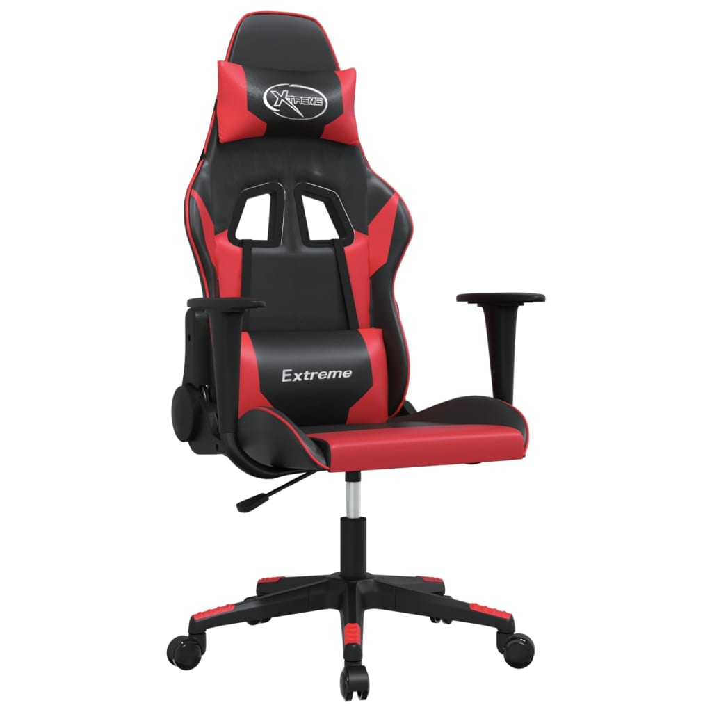 Massage gamestoel kunstleer zwart en rood is nu te koop bij PeponiXL, paradijselijk wonen!