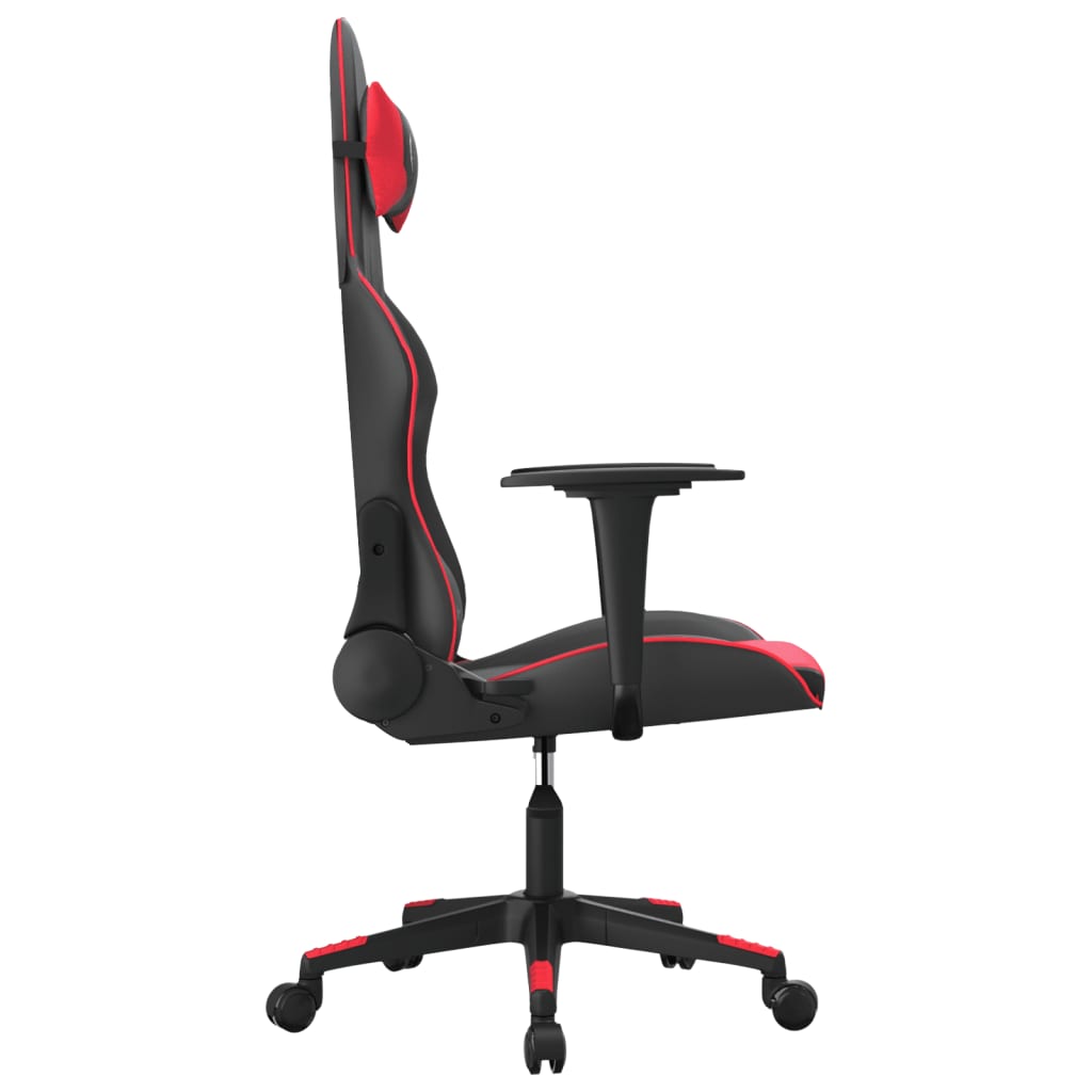 Massage gamestoel kunstleer zwart en rood is nu te koop bij PeponiXL, paradijselijk wonen!