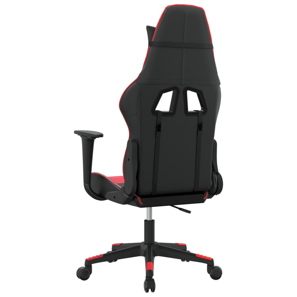 Massage gamestoel kunstleer zwart en rood is nu te koop bij PeponiXL, paradijselijk wonen!