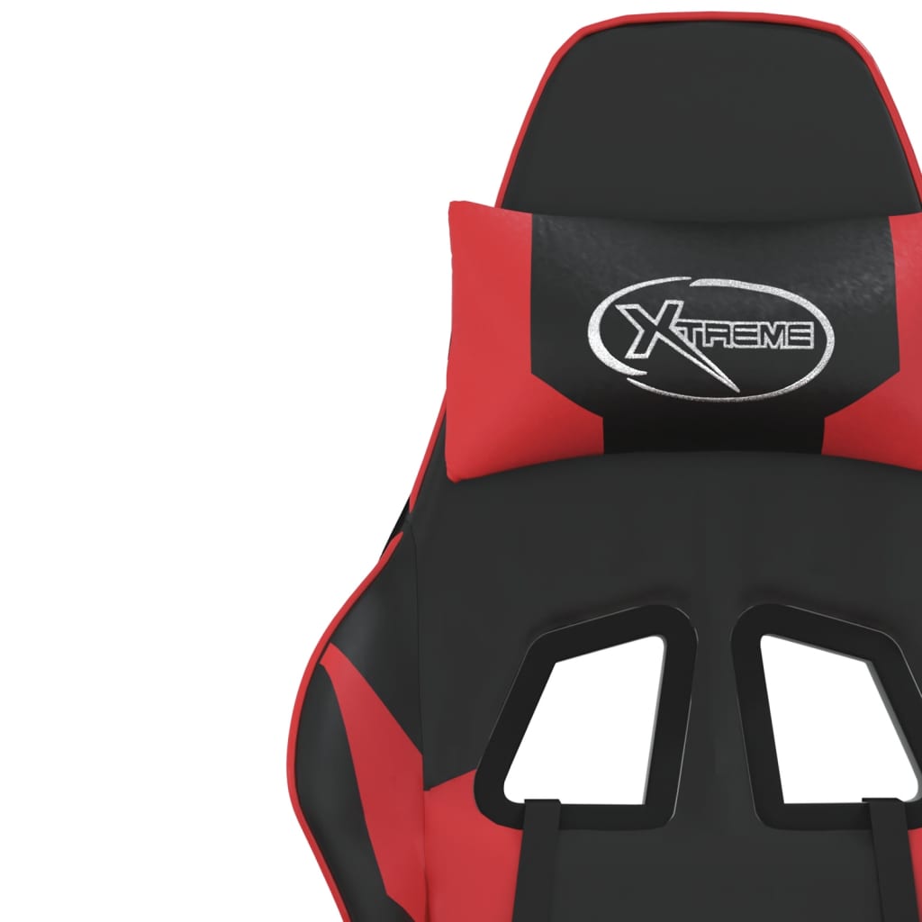 Massage gamestoel kunstleer zwart en rood is nu te koop bij PeponiXL, paradijselijk wonen!