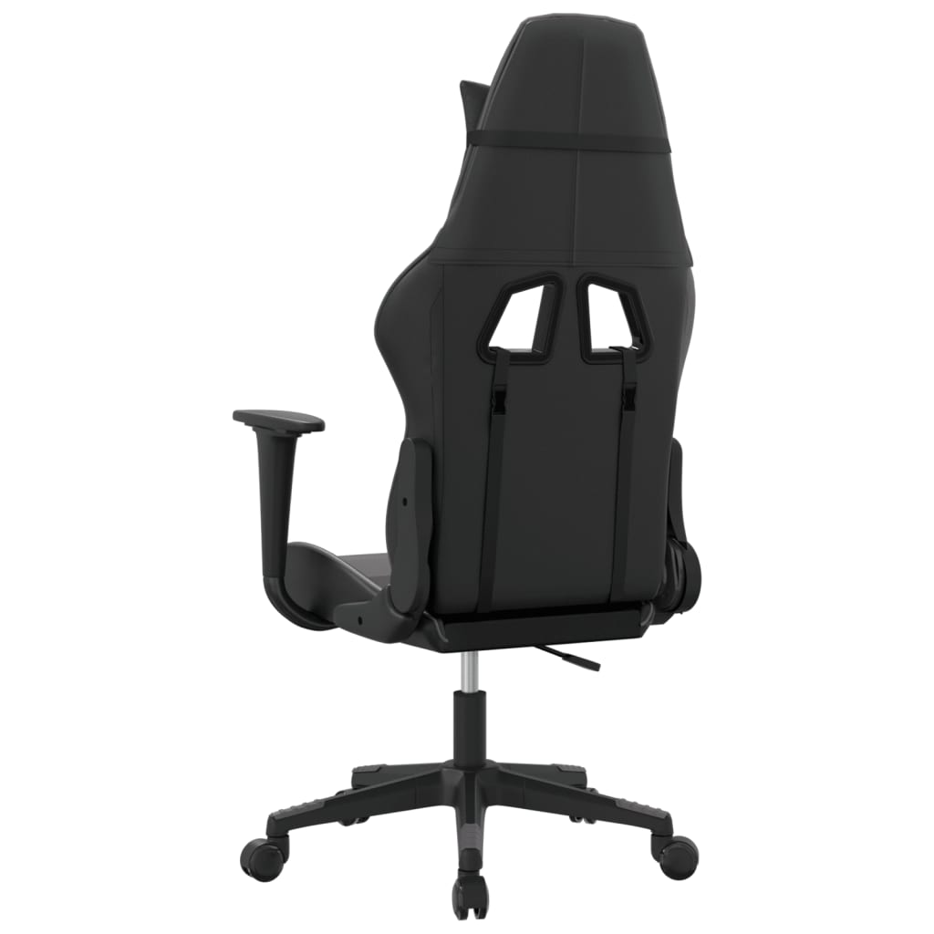 Massage gamestoel kunstleer zwart en grijs is nu te koop bij PeponiXL, paradijselijk wonen!