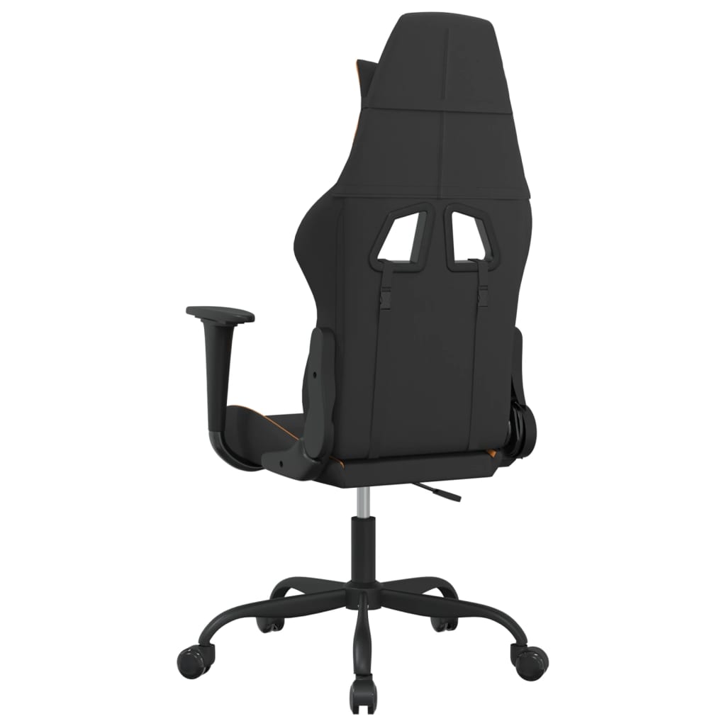 Massage gamestoel stof zwart en oranje is nu te koop bij PeponiXL, paradijselijk wonen!