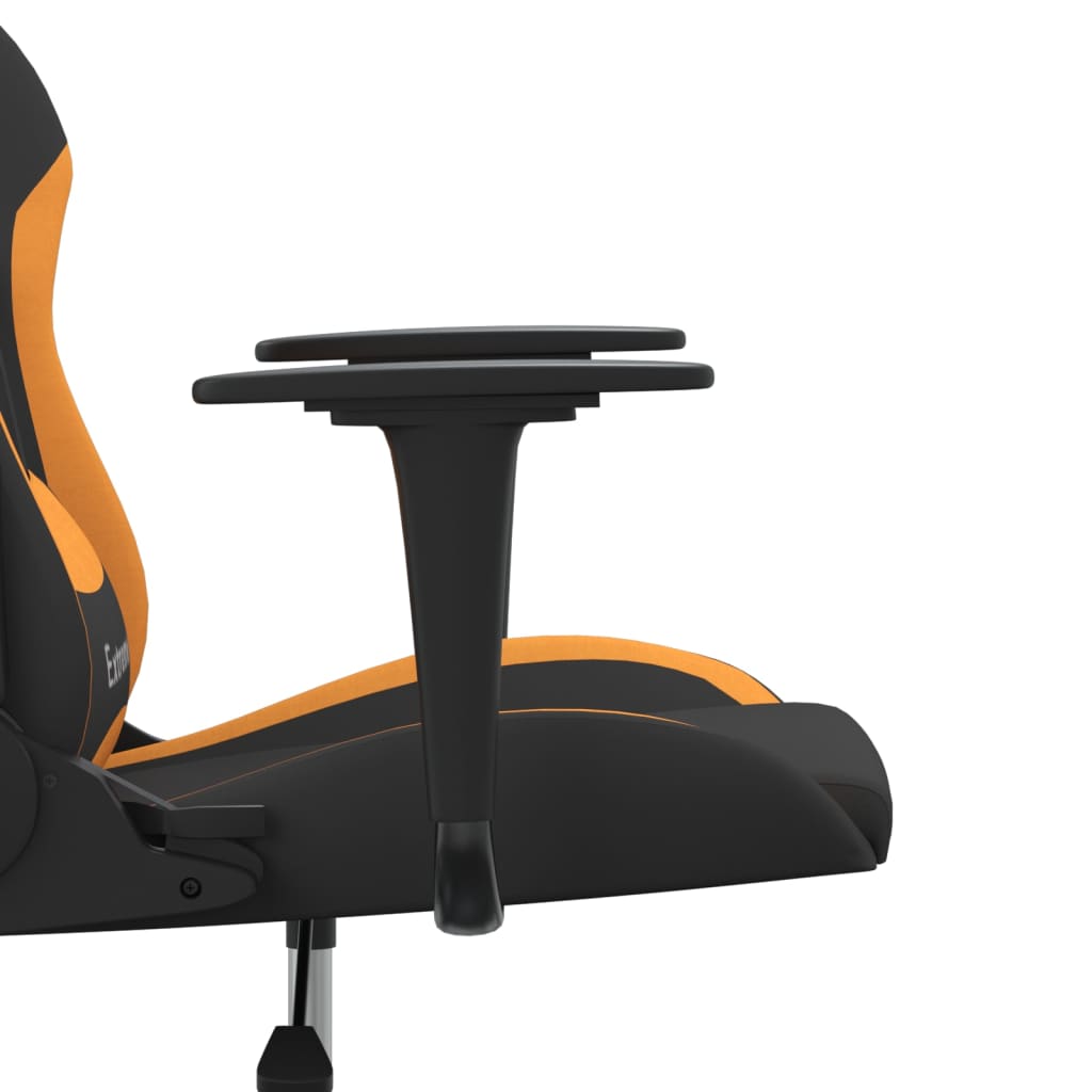 Massage gamestoel stof zwart en oranje is nu te koop bij PeponiXL, paradijselijk wonen!