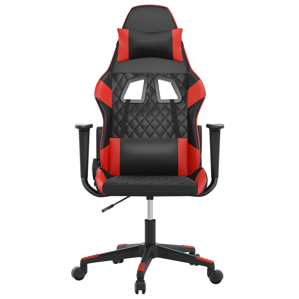 Massage gamestoel kunstleer zwart en rood is nu te koop bij PeponiXL, paradijselijk wonen!