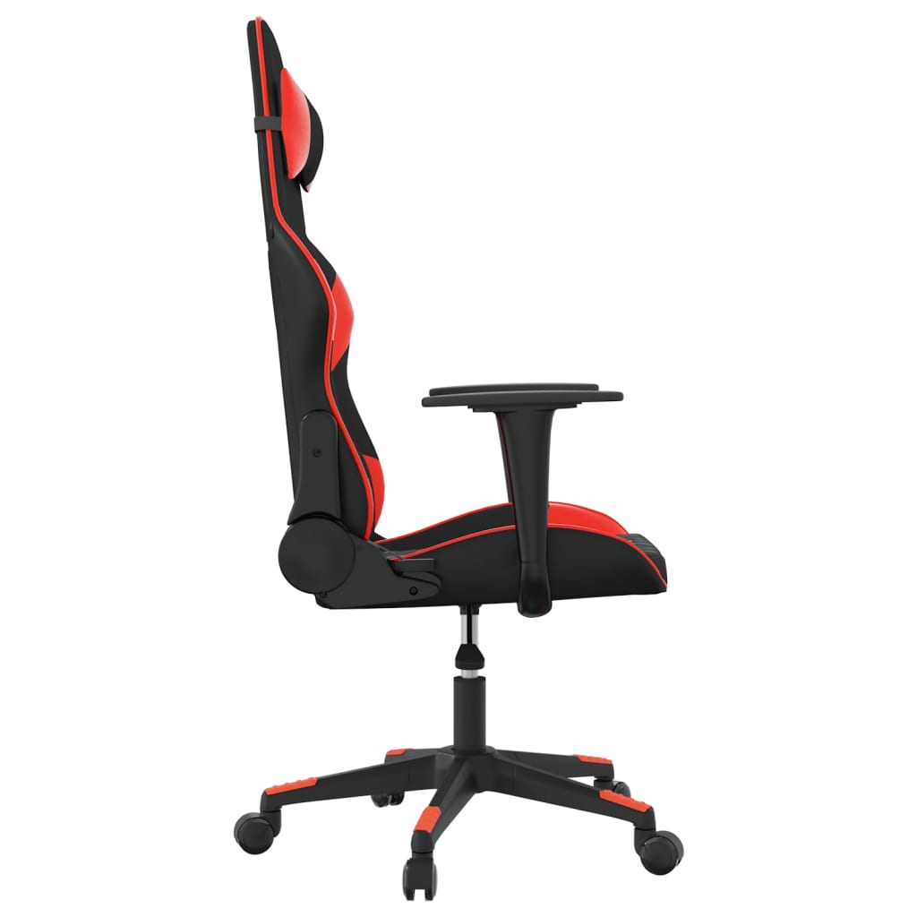 Massage gamestoel kunstleer zwart en rood is nu te koop bij PeponiXL, paradijselijk wonen!