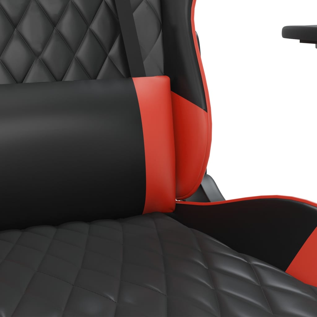 Massage gamestoel kunstleer zwart en rood is nu te koop bij PeponiXL, paradijselijk wonen!