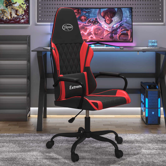 Massage gamestoel kunstleer zwart en rood is nu te koop bij PeponiXL, paradijselijk wonen!