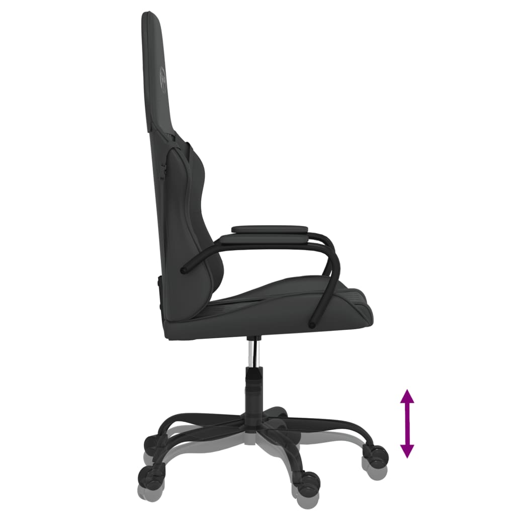 Massage gamestoel kunstleer zwart is nu te koop bij PeponiXL, paradijselijk wonen!