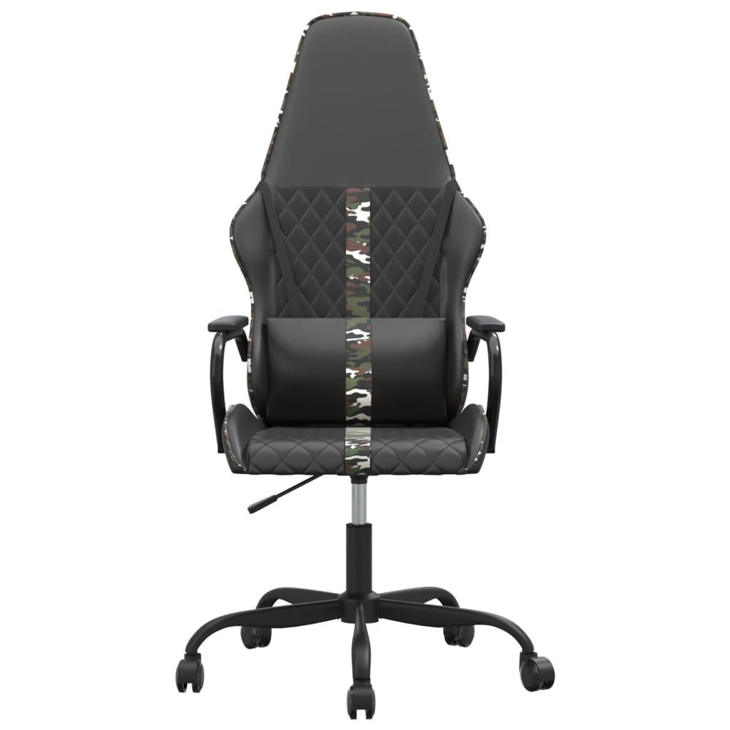 Massage gamestoel kunstleer camouflage en zwart is nu te koop bij PeponiXL, paradijselijk wonen!