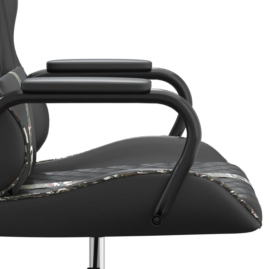 Massage gamestoel kunstleer camouflage en zwart is nu te koop bij PeponiXL, paradijselijk wonen!