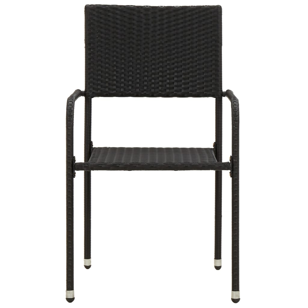 3-delige Tuinset poly rattan zwart is nu te koop bij PeponiXL, paradijselijk wonen!