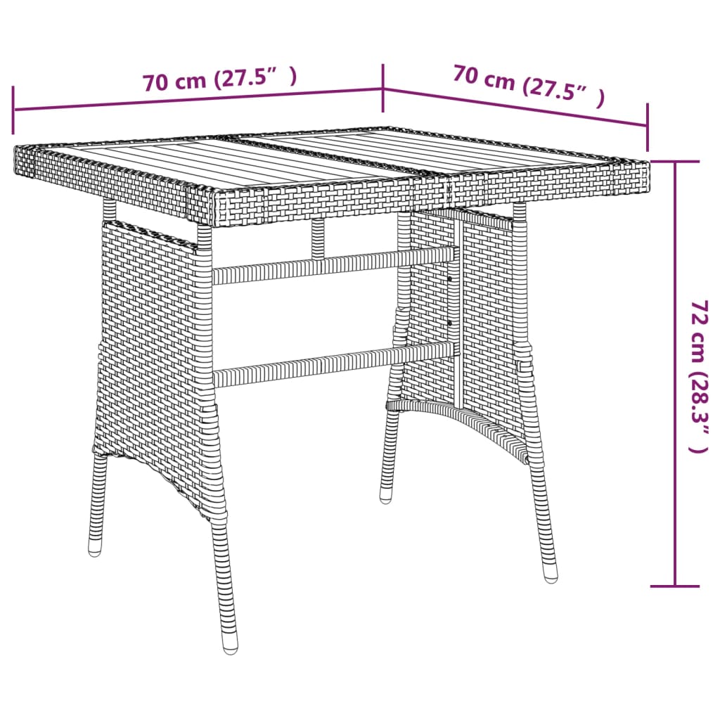 5-delige Tuinset poly rattan zwart is nu te koop bij PeponiXL, paradijselijk wonen!