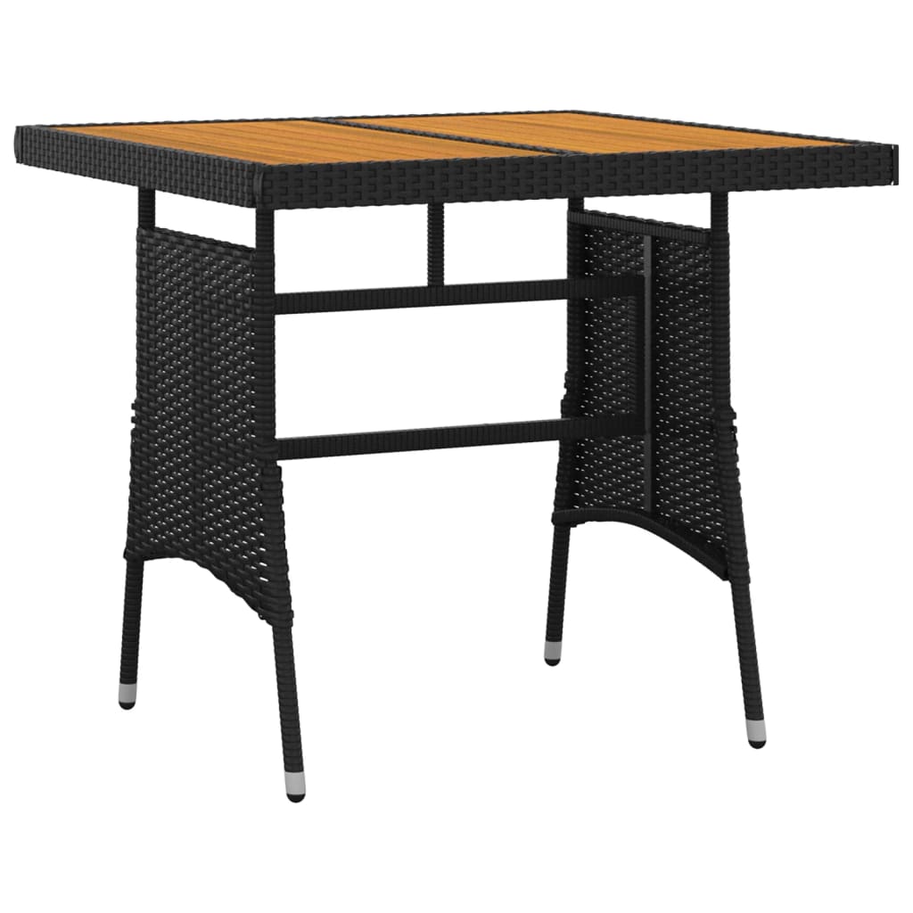 5-delige Tuinset poly rattan zwart is nu te koop bij PeponiXL, paradijselijk wonen!