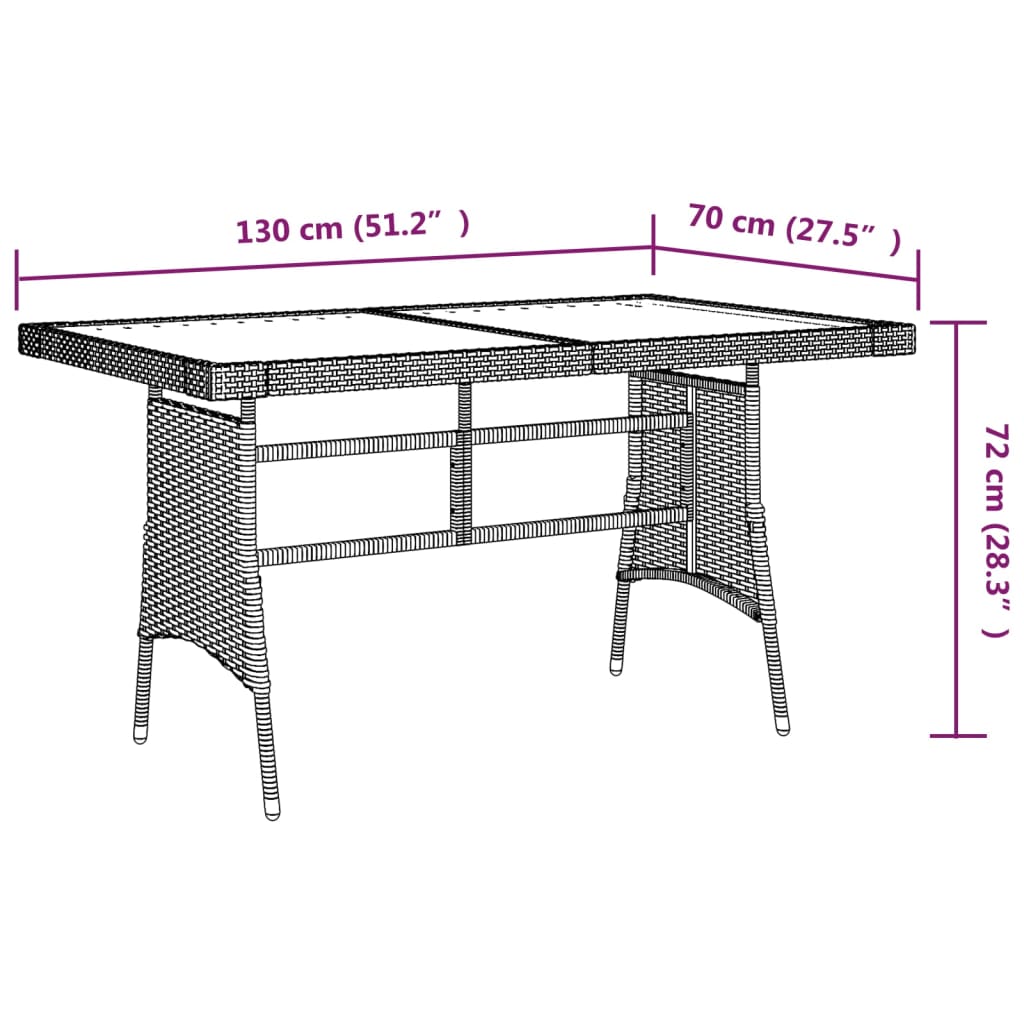5-delige Tuinset poly rattan zwart is nu te koop bij PeponiXL, paradijselijk wonen!