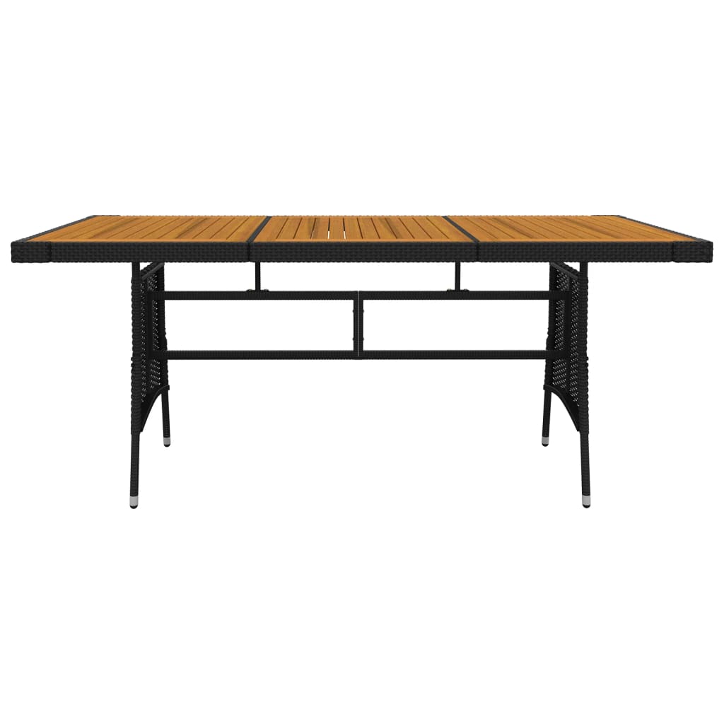 7-delige Tuinset poly rattan zwart is nu te koop bij PeponiXL, paradijselijk wonen!